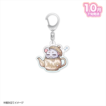 【受注生産/10月下旬発送】鳥籠の国のアリス アクリルキーホルダー(ドーマウスver./るくちゅ)＜受付期間：～8/30＞