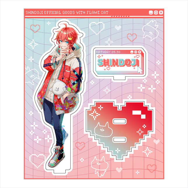 【12月上旬発送】しんどうじ STARTER GOODS 2025 アクリルスタンド(配信者ver.)<受付期間:~10/31>