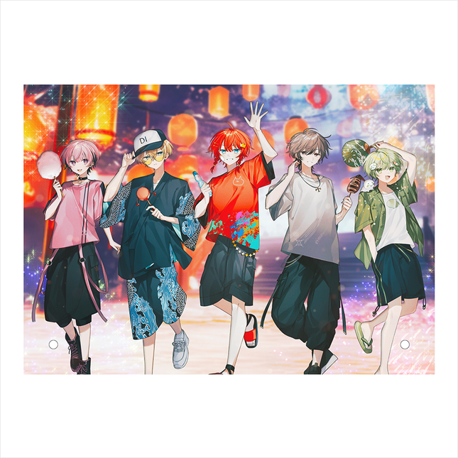 【11月上旬発送】靴下についた米粒 アクリルパネル(Summer Fest ver.!!)＜受付期間：～9/30＞