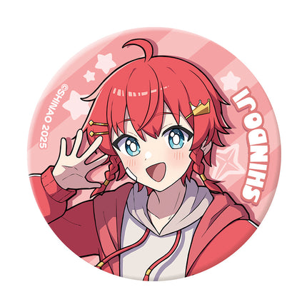 【12月上旬発送】しんどうじ STARTER GOODS 2025 缶バッチ(ゲーム実況ver.)＜受付期間：～10/31＞