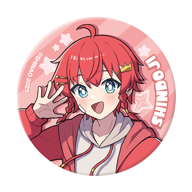 【12月上旬発送】しんどうじ STARTER GOODS 2025 缶バッチ(ゲーム実況ver.)<受付期間:~10/31>
