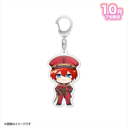 【受注生産/10月下旬発送】鳥籠の国のアリス アクリルキーホルダー(トランプ兵ver./ほむら)＜受付期間：～8/30＞