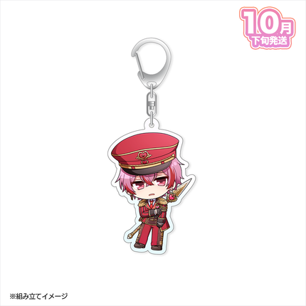 【受注生産/10月下旬発送】鳥籠の国のアリス アクリルキーホルダー(トランプ兵ver./どろっぷ)＜受付期間：～8/30＞