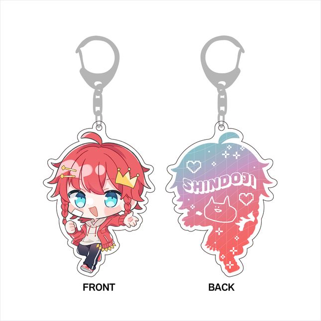 【12月上旬発送】しんどうじ STARTER GOODS 2025 アクリルキーホルダー(配信者ver.)<受付期間:~10/31>