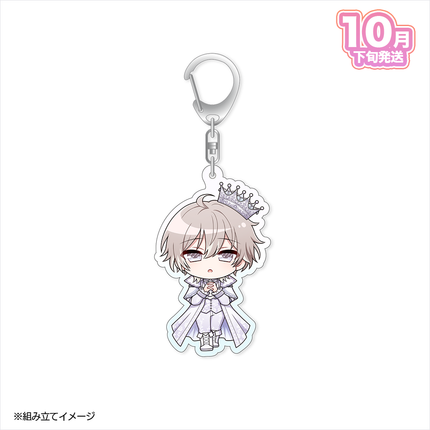 【受注生産/10月下旬発送】鳥籠の国のアリス アクリルキーホルダー(白の王ver./せーあ)＜受付期間：～8/30＞