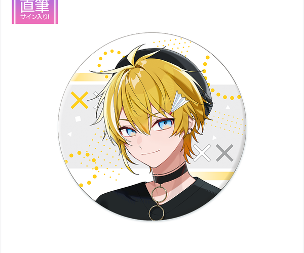 【希少品】東名阪グッズ まぎすと　みぬた　直筆サイン入り　缶バッジ 希少品】東名阪グッズ まぎすと みぬたくん 直筆サイン入り缶