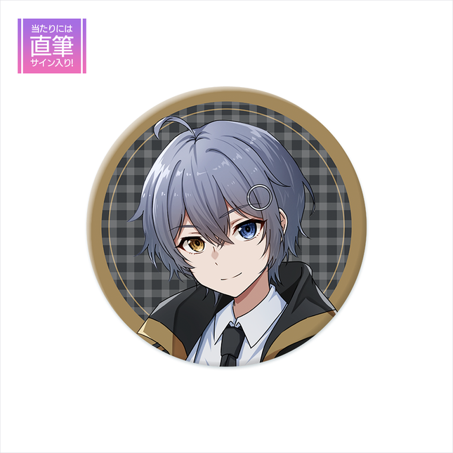 【受注生産/2026年2月中旬発送】まひろまる 9周年記念グッズ 缶バッチ 等身イラスト(復刻ver.)＜受付期間：～12/21＞