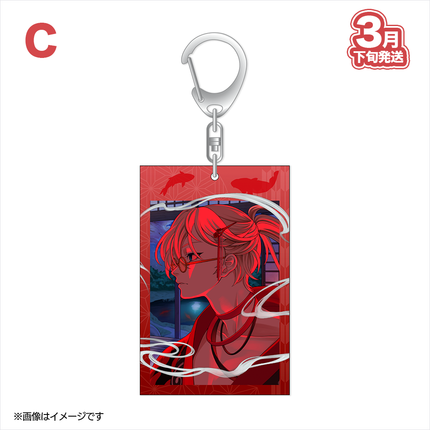 【受注生産/3月下旬発送】メガネアオ NISHIKIGOI OFFICIAL GOODS アクリルキーホルダー＜受付期間：～1/25＞
