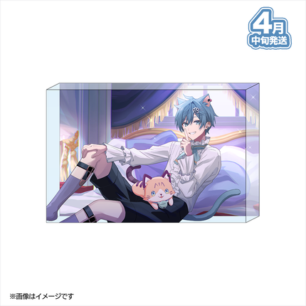 【受注生産/4月中旬発送】かえくん BIRTHDAY GOODS 2026 アクリルブロック(かえくん寝転びver.)＜受付期間：～3/8＞