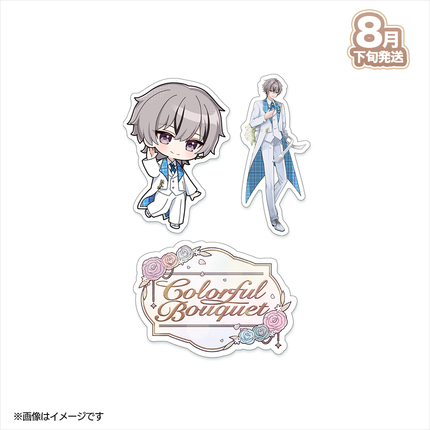 【受注生産/8月下旬発送】歌い手ジューンブライド ✻Colorful Bouquet✻ ステッカーセット(せーあ)＜受付期間：～6/28＞
