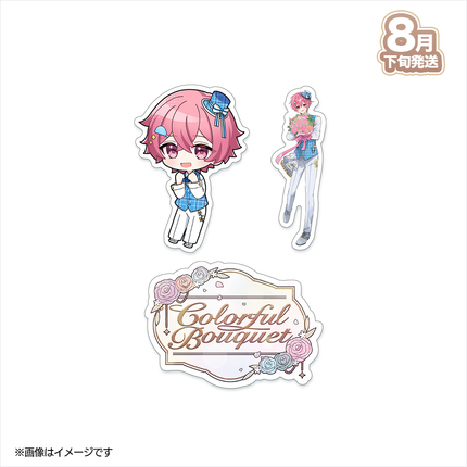 【受注生産/8月下旬発送】歌い手ジューンブライド ✻Colorful Bouquet✻ ステッカーセット(どろっぷ)＜受付期間：～6/28＞