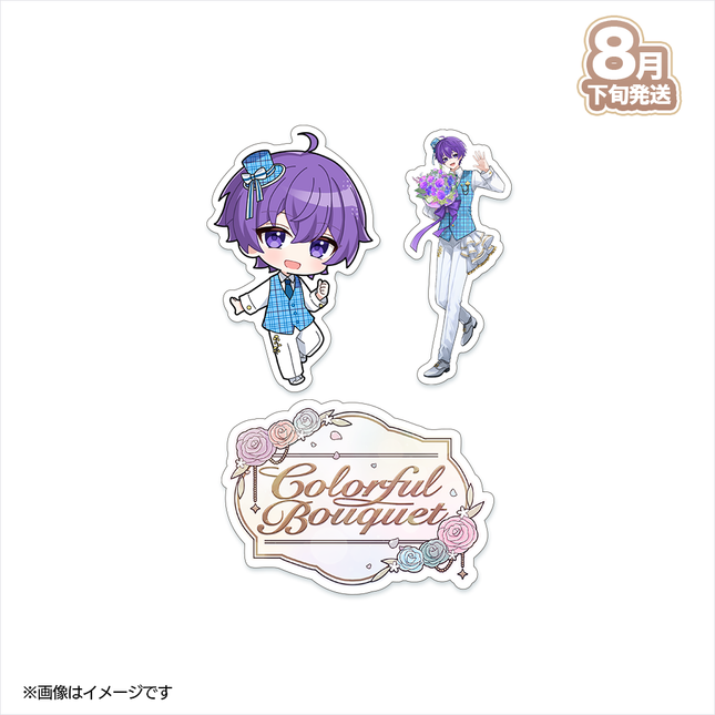 【受注生産/8月下旬発送】歌い手ジューンブライド ✻Colorful Bouquet✻ ステッカーセット(こあ)＜受付期間：～6/28＞