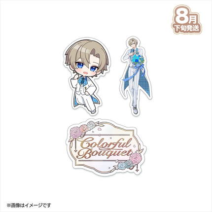 【受注生産/8月下旬発送】歌い手ジューンブライド ✻Colorful Bouquet✻ ステッカーセット(しぇる。)＜受付期間：～6/28＞