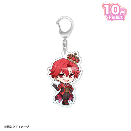 【受注生産/10月下旬発送】鳥籠の国のアリス アクリルキーホルダー(赤の王ver./しんどうじ)＜受付期間：～8/30＞